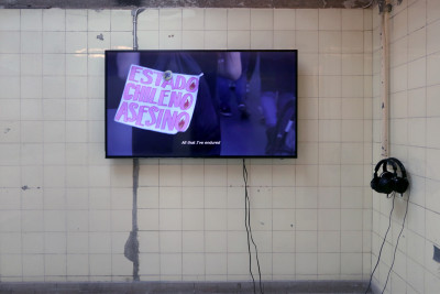 Video work by Barbara Marcel, Humo sobre Humedales