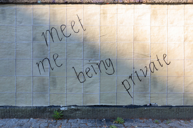 Image for meet me being private