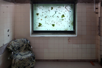 Detailed view of the work 