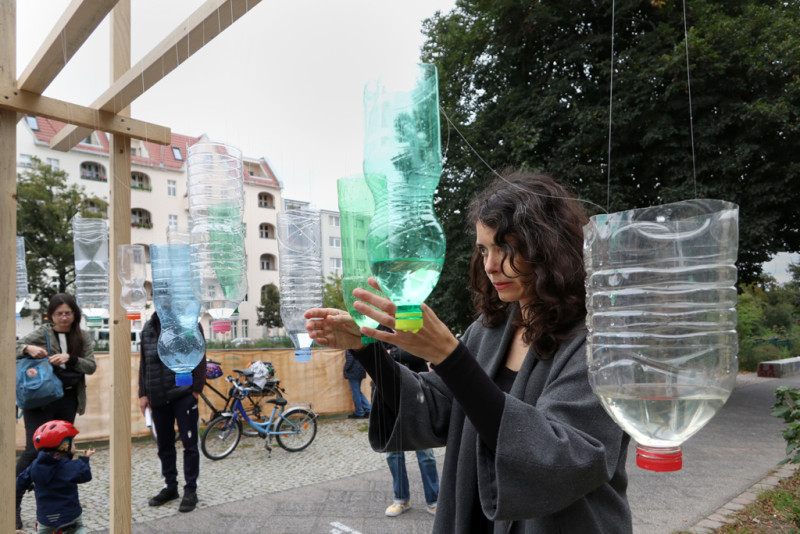 Aurélie Pertusot bei ihrer Performance IMMERSOUND