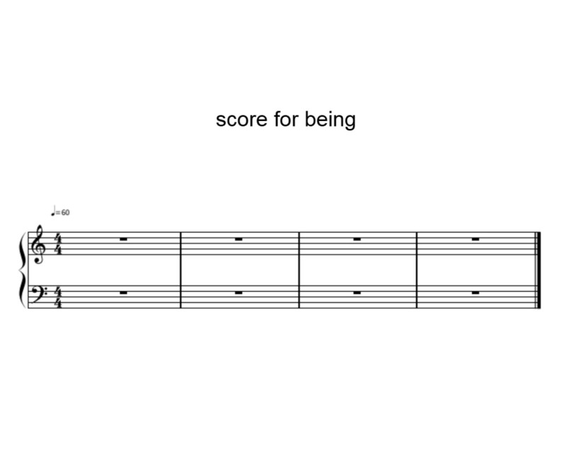 text: >
  Musikpartitur mit vier leeren Takten in
  4/4-Takt und dem Titel 
