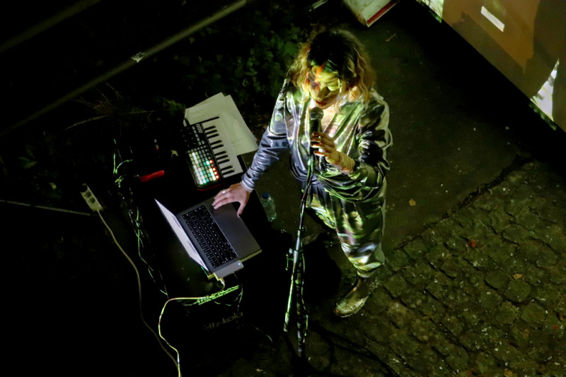 Audiovisuelle Performance von Luïza Luz y Vi Amoras: After Nature Soundscape