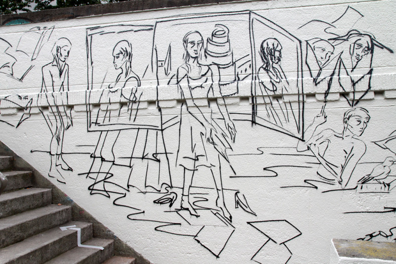 Graffito von Natalia Korotyaeva