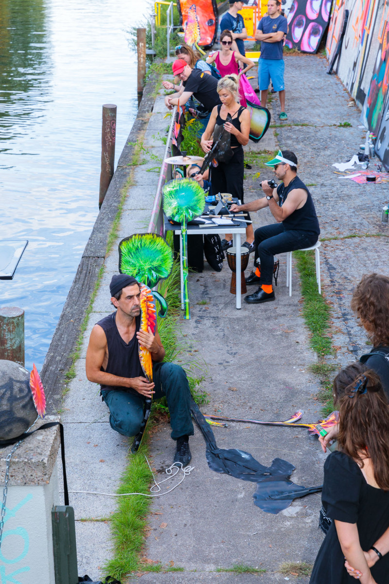 Stefanie Manhillen, Nicole Heidel, Cami Donneys and Marco Jodes: DA zwischen